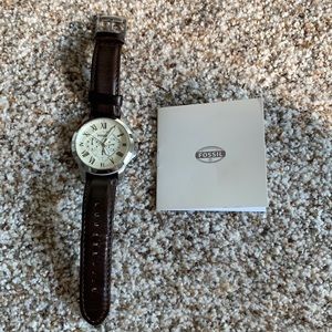 Fossil Neutra Chronograph Brown Leather Watch